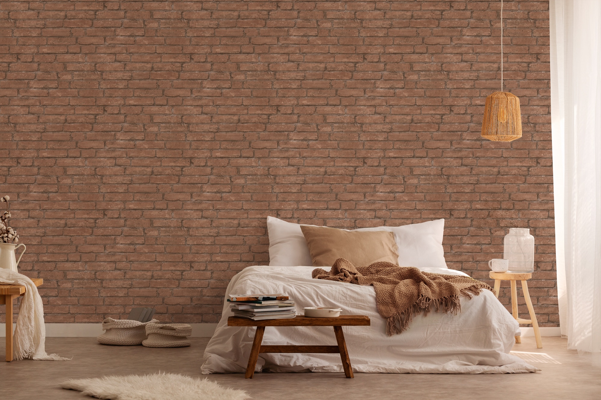 Why Pick a Personalized Industrial Brick Wallpaper?
